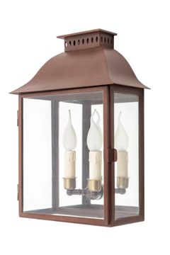 TIMELESS EDEN 321 - Brass and glass wall lamp by Il Bronzetto - view 3